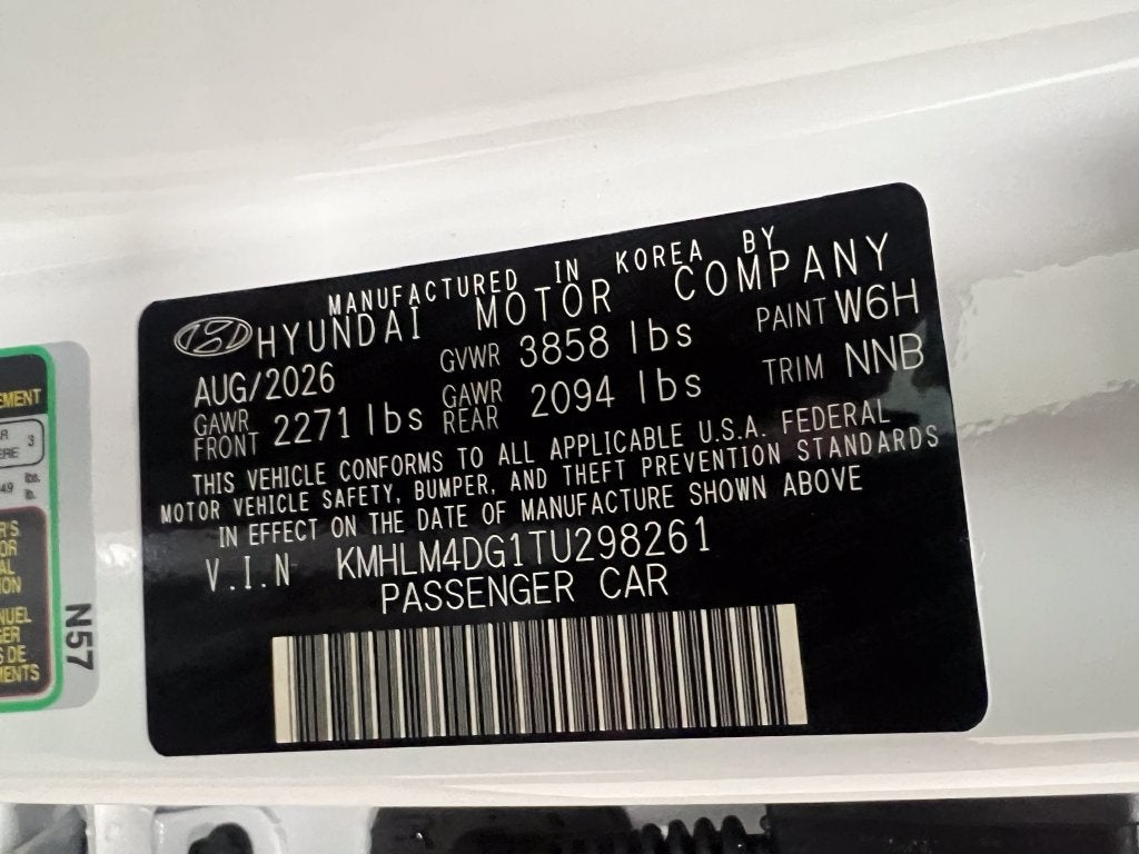 2026 Hyundai Elantra SEL Sport