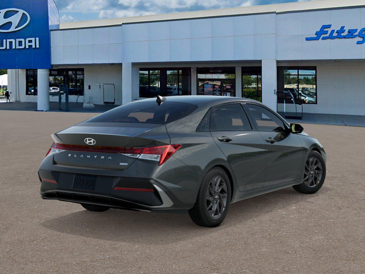 2026 Hyundai Elantra Hybrid Blue