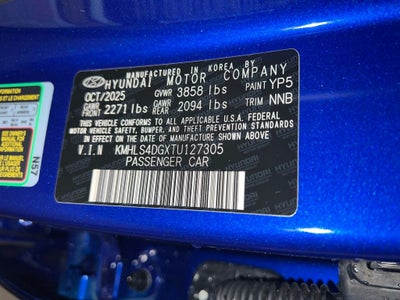 2026 Hyundai Elantra SEL Sport