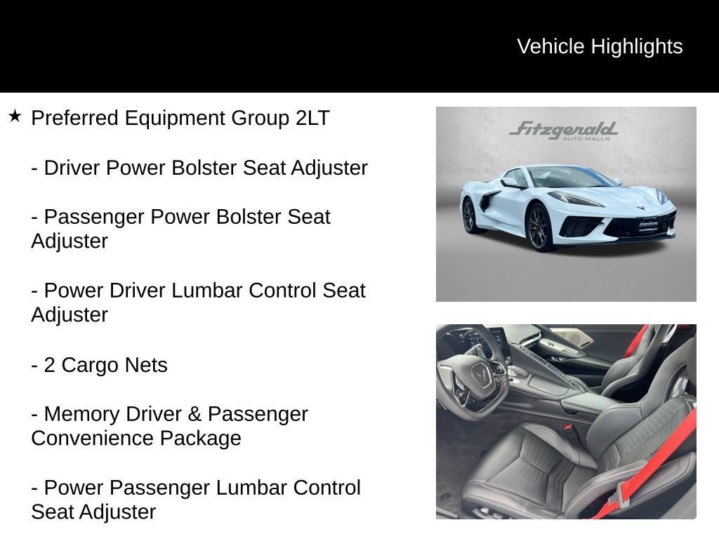 2025 Chevrolet Corvette Stingray 2LT