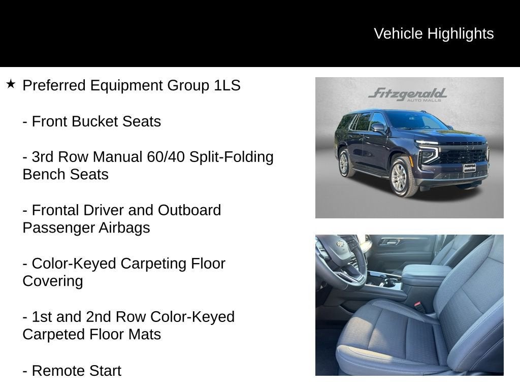 2025 Chevrolet Tahoe LS