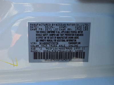 2026 Nissan Sentra SR