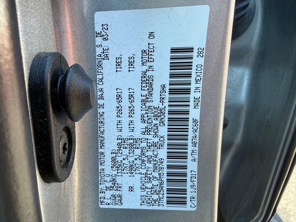 2023 Toyota Tacoma TRD Sport V6