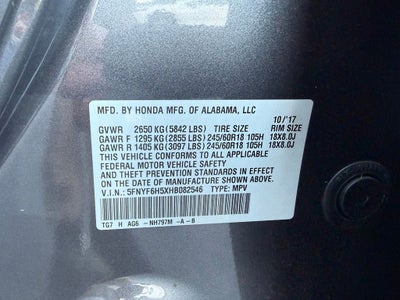 2017 Honda Pilot EX-L