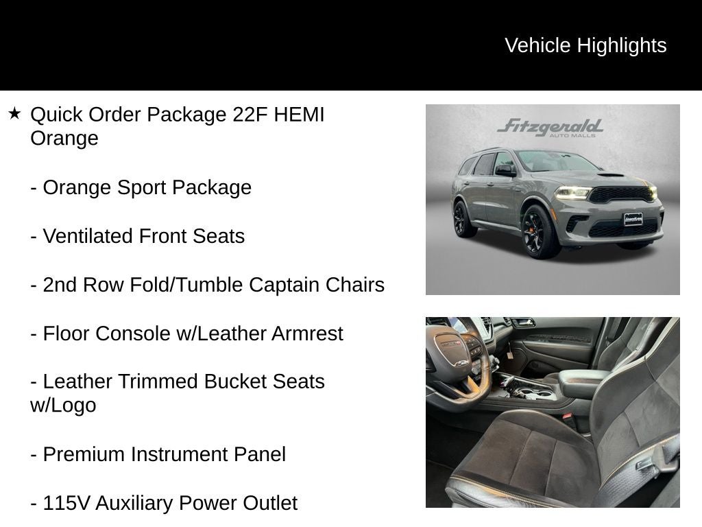 2023 Dodge Durango Hemi Orange