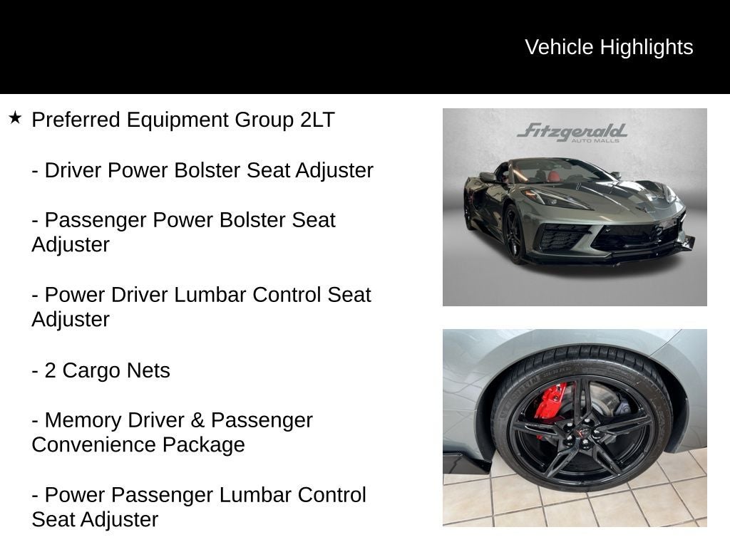 2023 Chevrolet Corvette Stingray 2LT