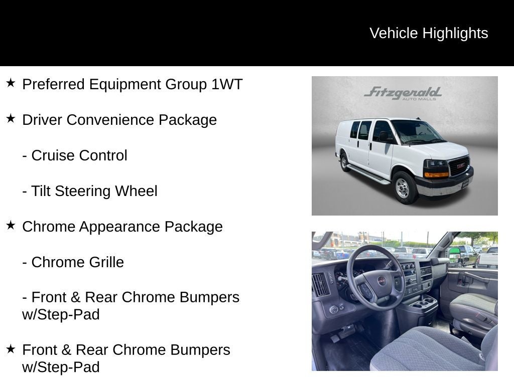 2025 GMC Savana Cargo Work Van