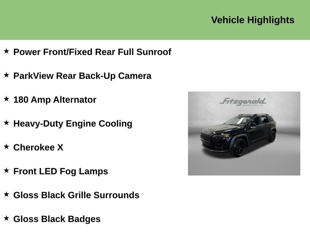 2022 Jeep Cherokee X 4x4