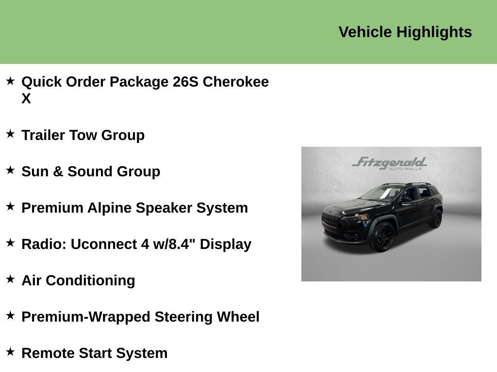 2022 Jeep Cherokee X 4x4