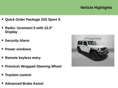 2026 Jeep Wrangler WRANGLER 4-DOOR SPORT S