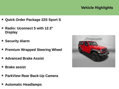 2026 Jeep Wrangler WRANGLER 4-DOOR SPORT S