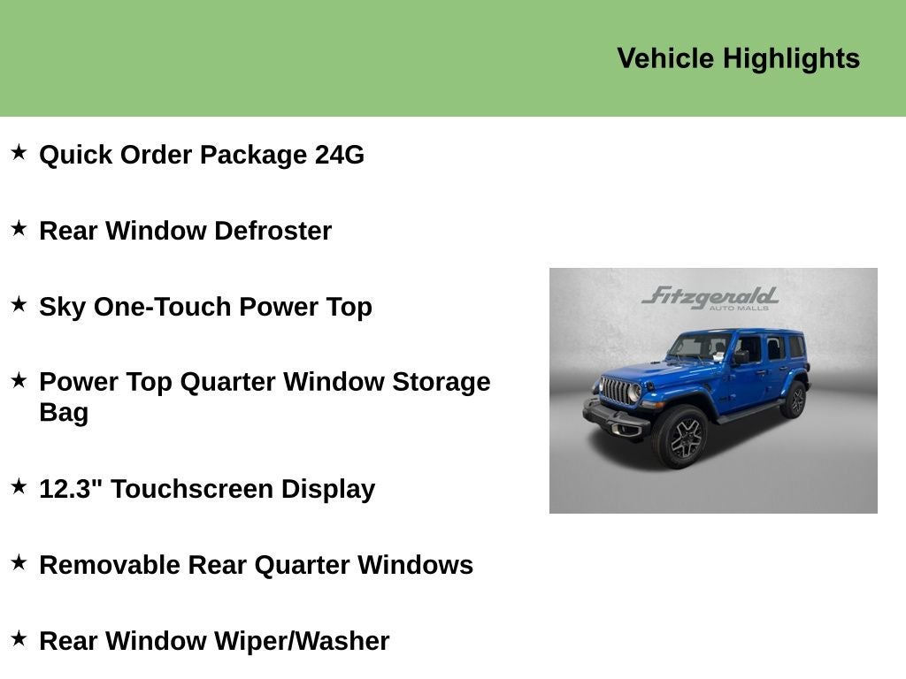2026 Jeep Wrangler WRANGLER 4-DOOR SAHARA