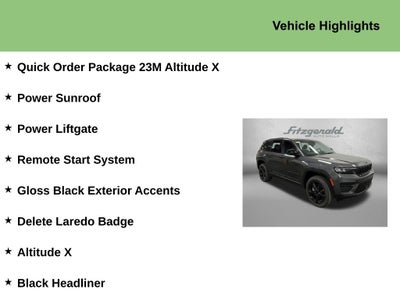 2025 Jeep Grand Cherokee GRAND CHEROKEE ALTITUDE X 4X2