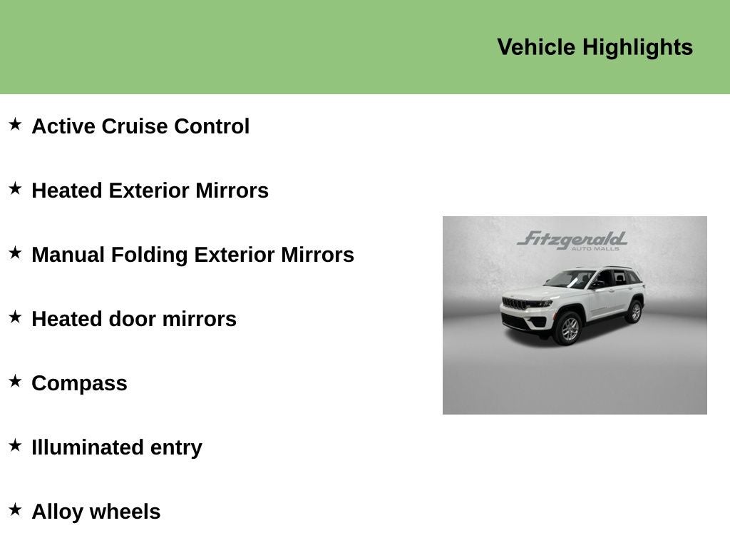 2026 Jeep Grand Cherokee GRAND CHEROKEE LAREDO X 4X2