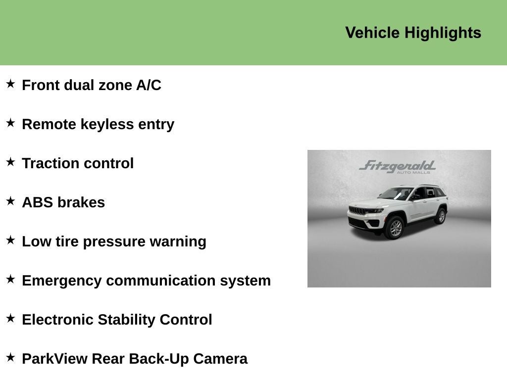 2026 Jeep Grand Cherokee GRAND CHEROKEE LAREDO X 4X2