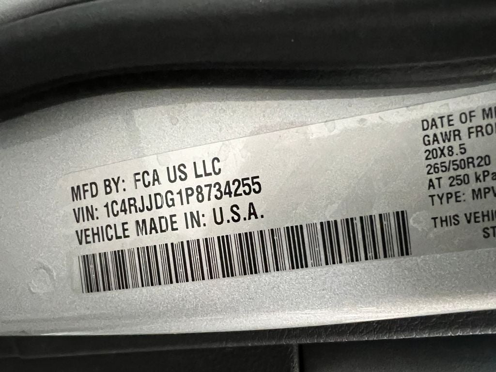 2023 Jeep Grand Cherokee L Overland 4x2