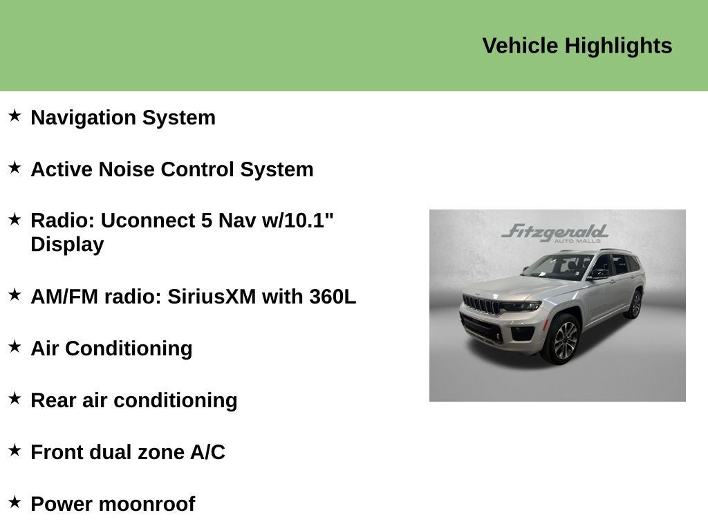 2023 Jeep Grand Cherokee L Overland 4x2