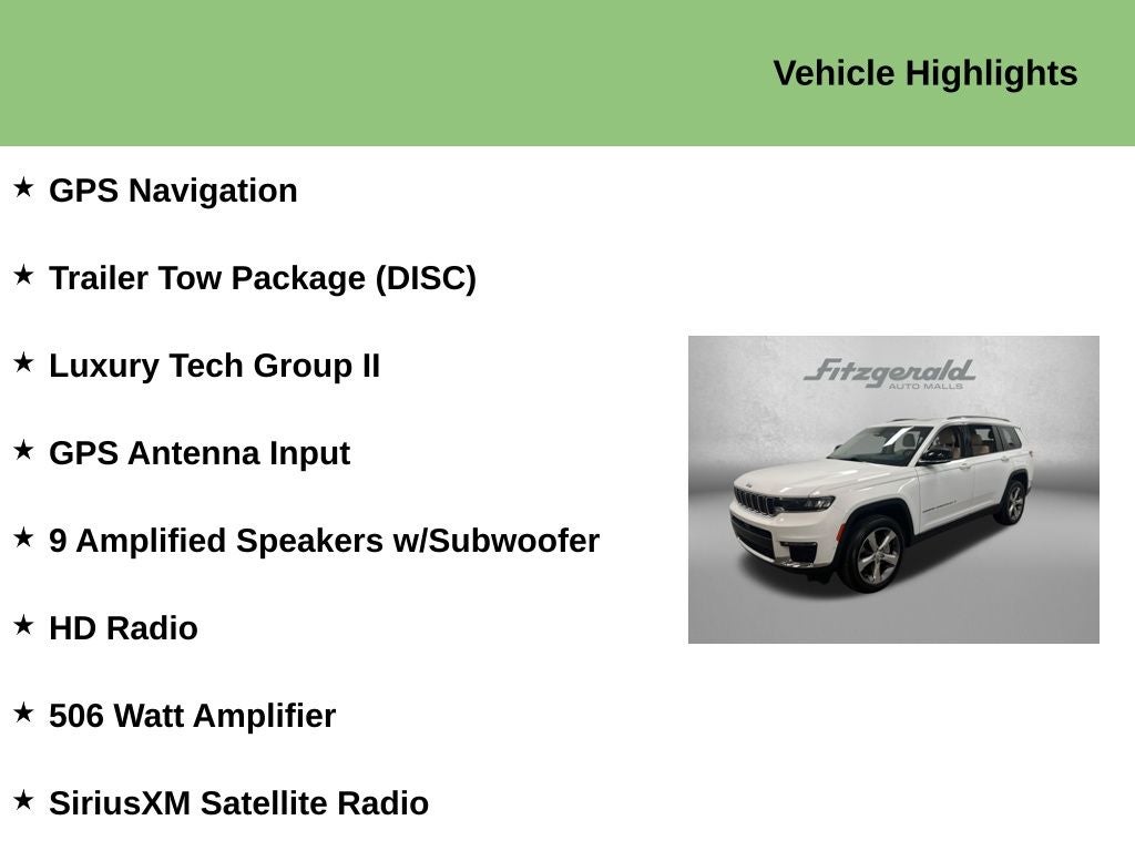 2021 Jeep Grand Cherokee L Limited 4x4