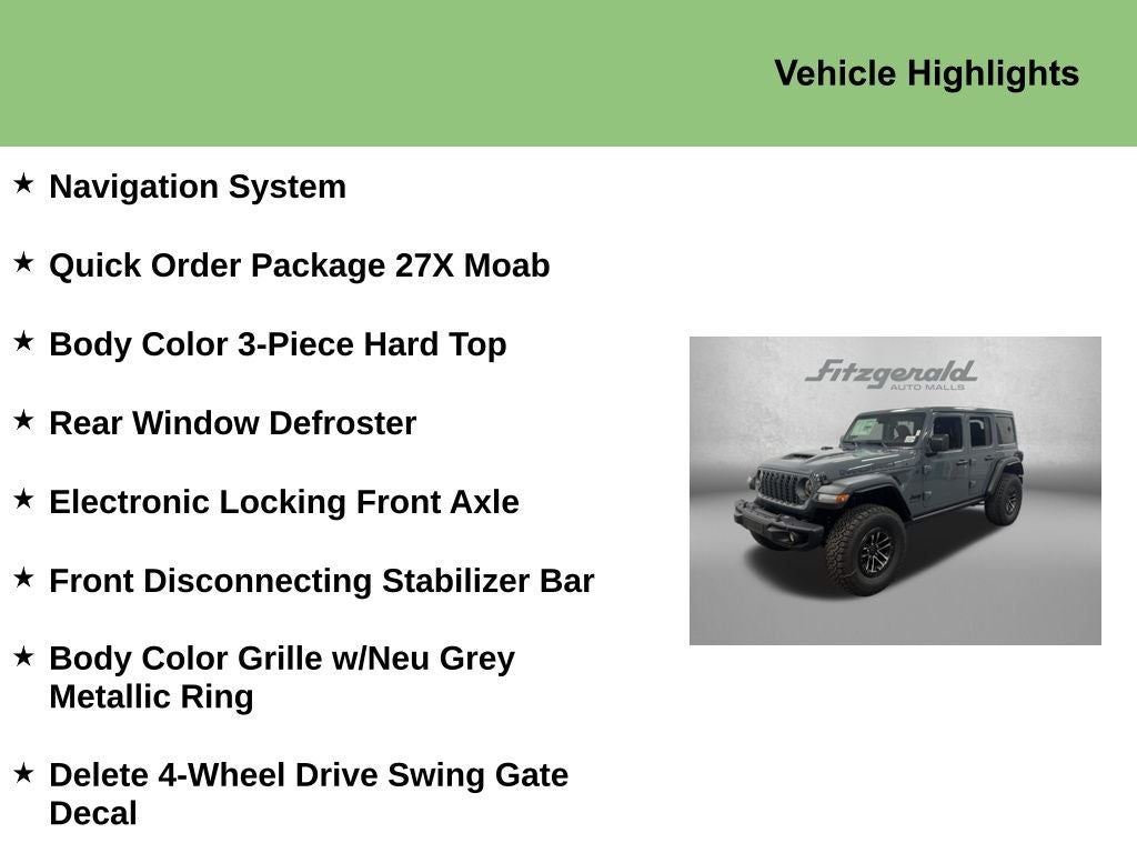 2026 Jeep Wrangler WRANGLER 4-DOOR MOAB 392