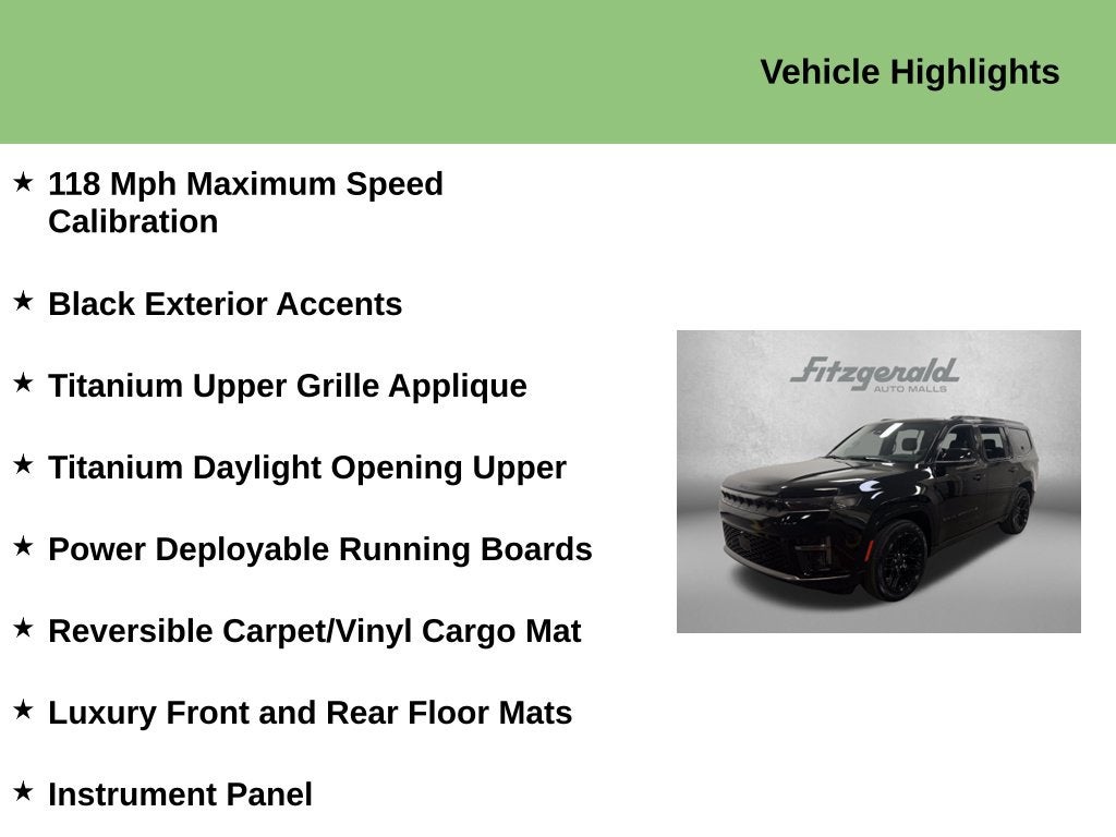 2026 Jeep Grand Wagoneer GRAND WAGONEER LIMITED RESERVE 4X4