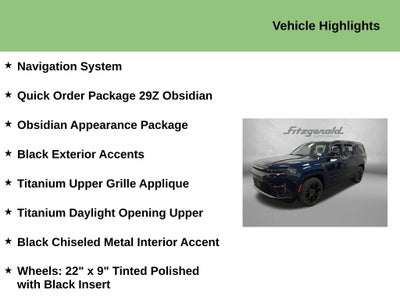 2026 Jeep Grand Wagoneer GRAND WAGONEER SUMMIT OBSIDIAN 4X4