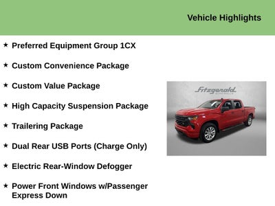 2025 Chevrolet Silverado 1500 2WD Crew Cab Short Bed Custom