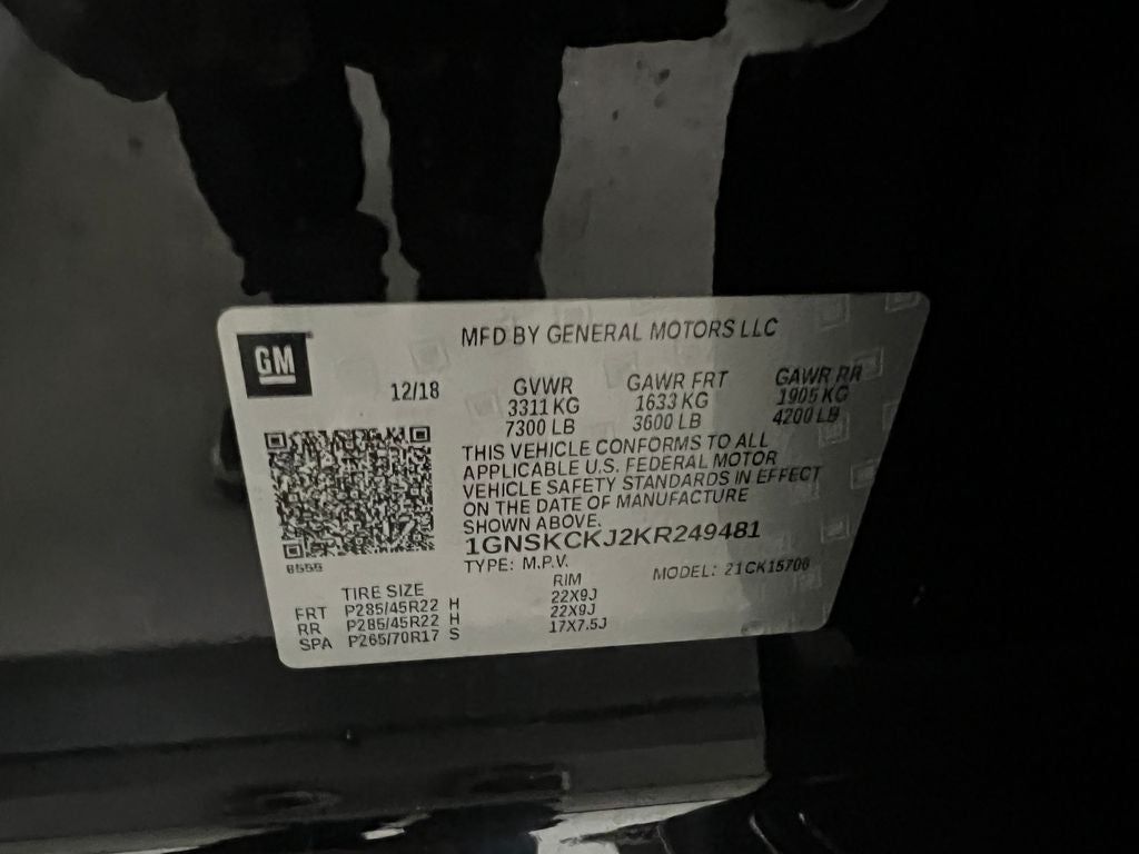 2019 Chevrolet Tahoe Premier