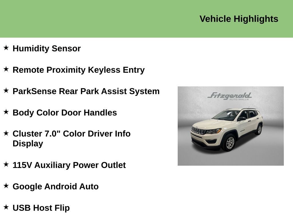 2018 Jeep Compass Sport FWD