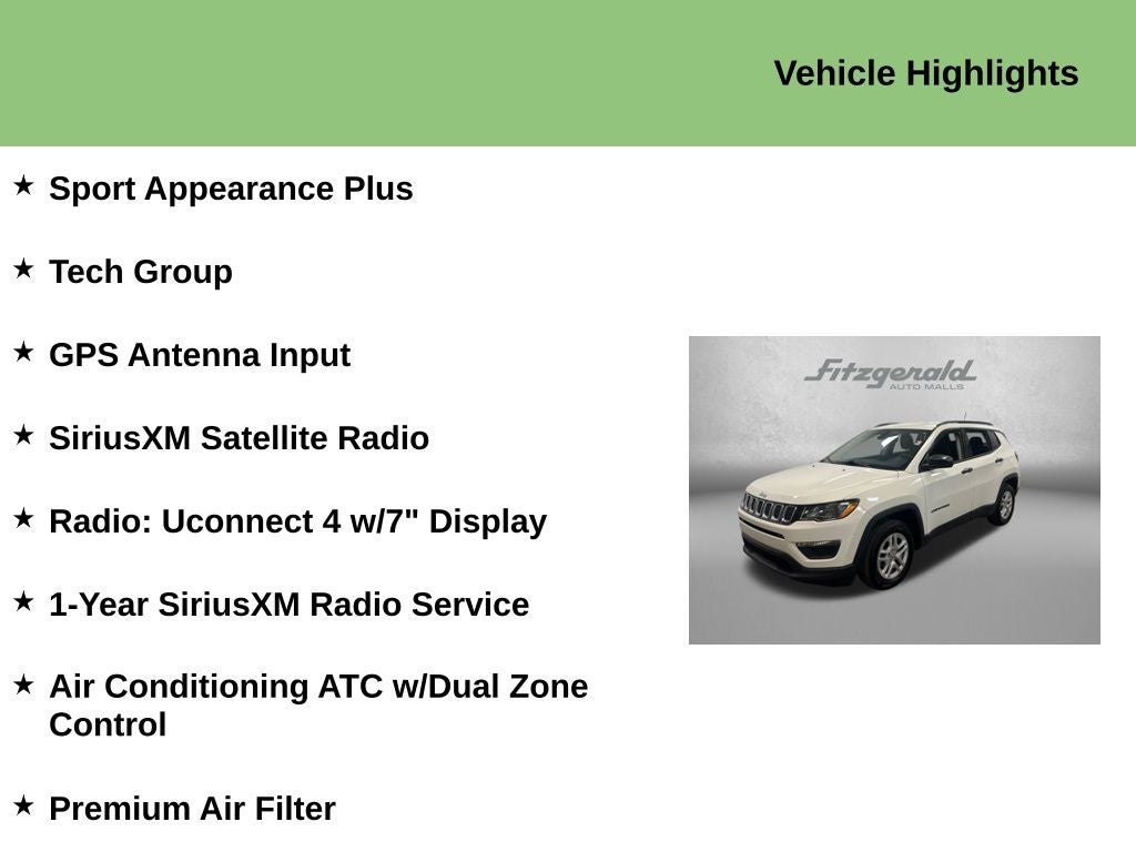 2018 Jeep Compass Sport FWD