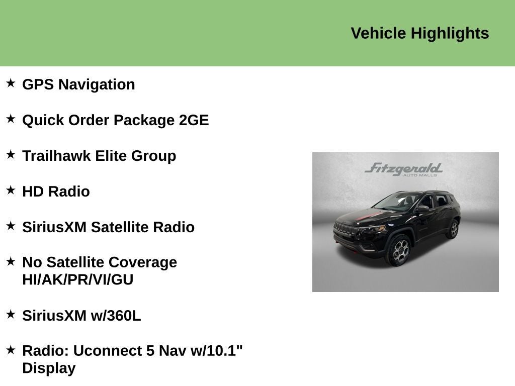 2022 Jeep Compass Trailhawk 4x4