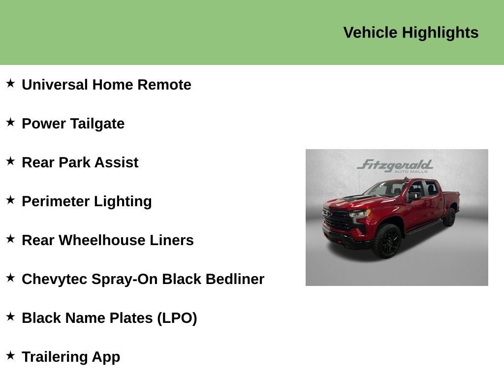 2023 Chevrolet Silverado 1500 4WD Crew Cab Short Bed LT Trail Boss