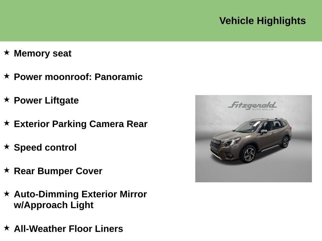 2024 Subaru Forester Touring