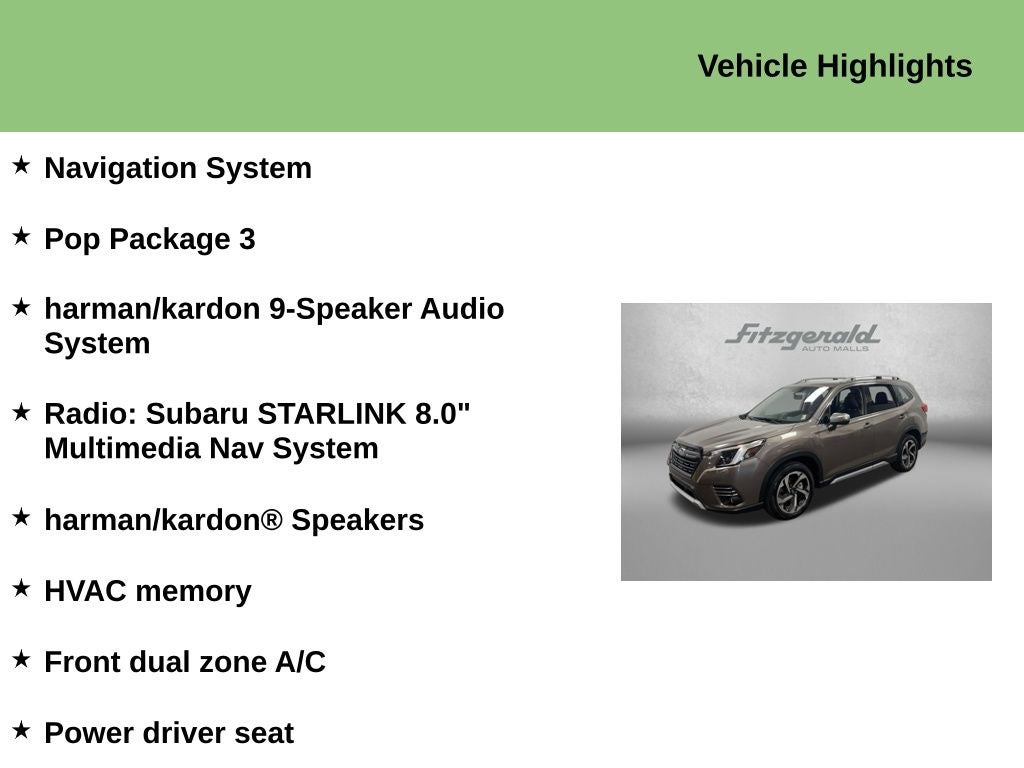 2024 Subaru Forester Touring