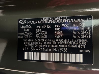 2026 Hyundai Santa Fe Limited 7P