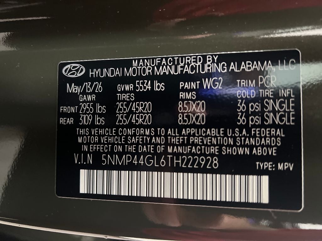 2026 Hyundai Santa Fe Limited 7P