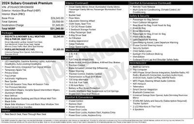 2024 Subaru Crosstrek Premium
