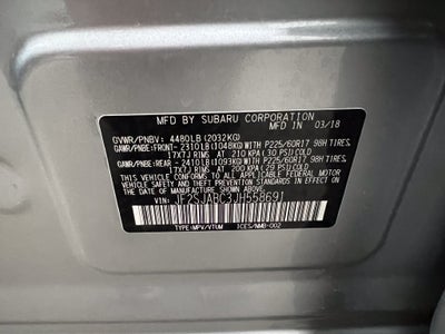 2018 Subaru Forester 2.5i