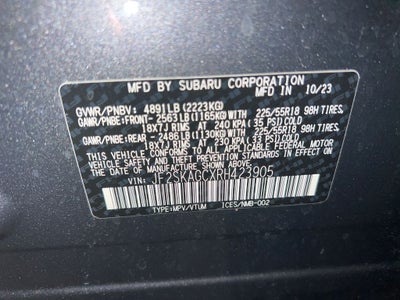 2024 Subaru Forester Sport